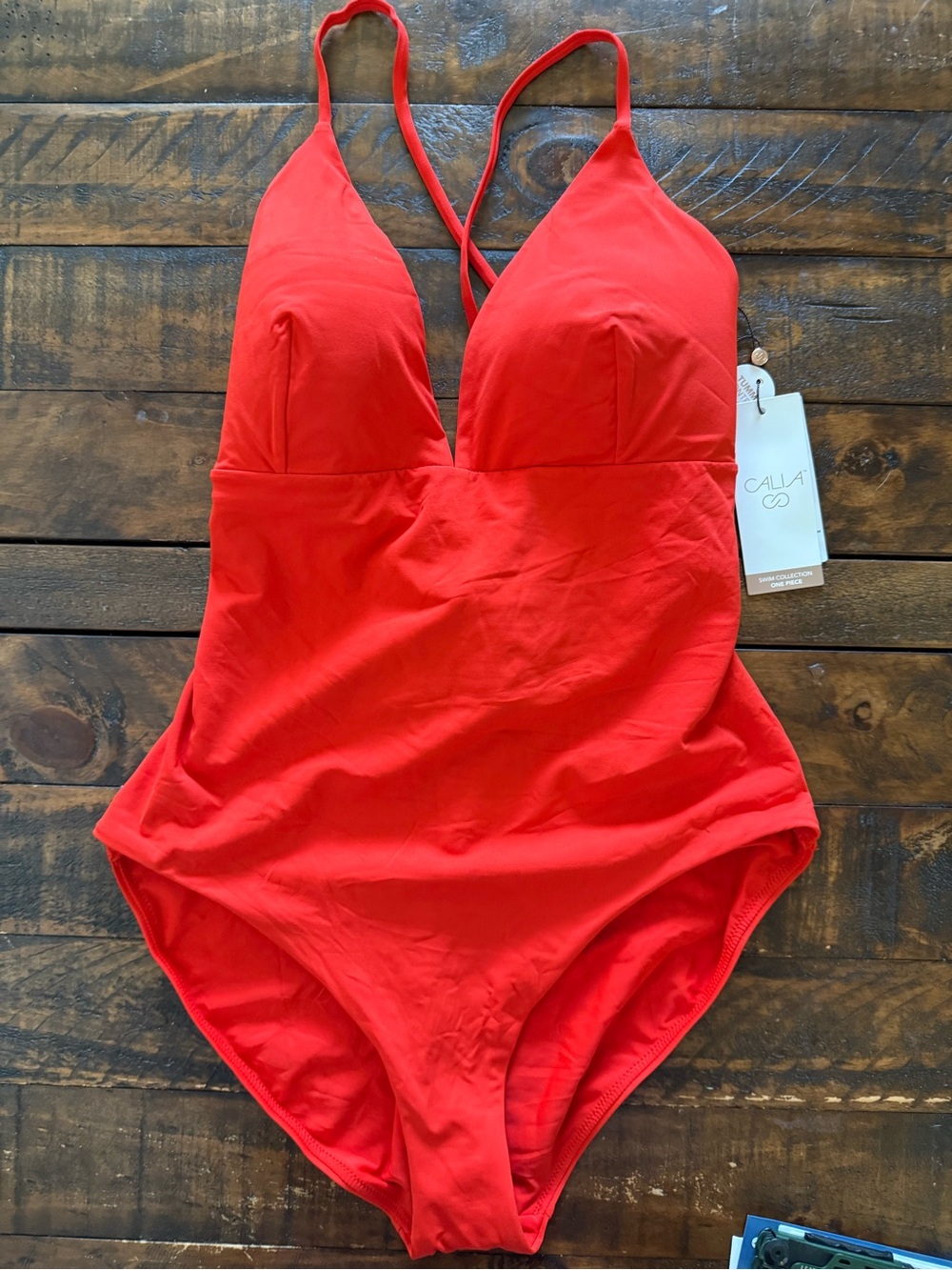 CALIA Triangle Strappy Back One-Piece Swimsuit – Size 6 & 14– NWT